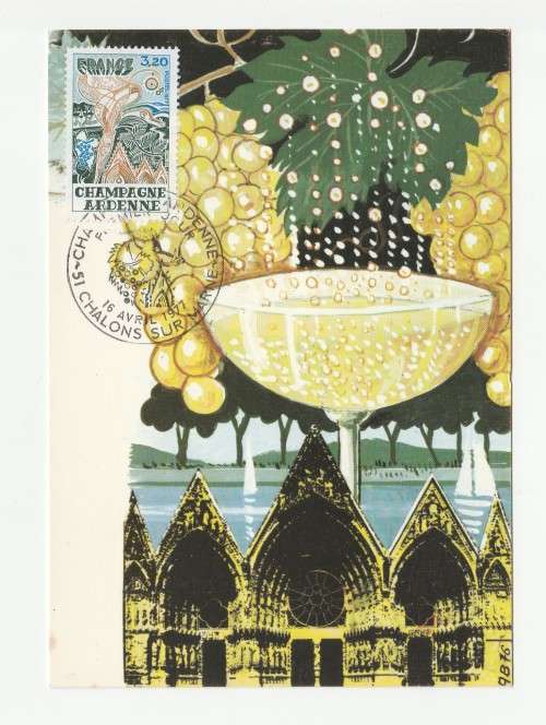 1977 France 16/04/77 Serie des Regions Champagne Ardenne Maxicard