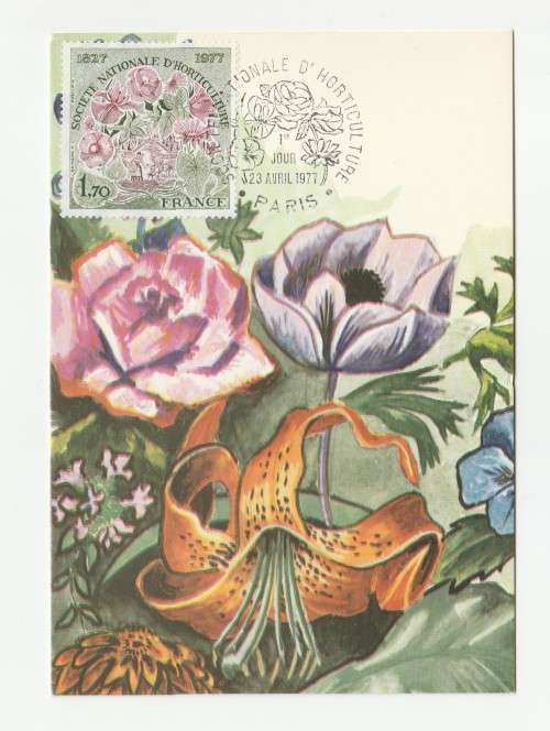 1977 France 23/04/77 Les Floralies Internationales Maxicard