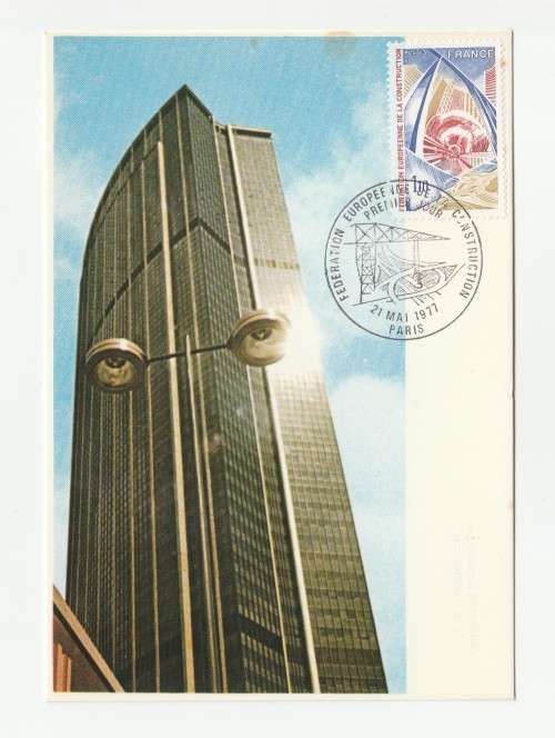 1977 France 21/05/77 Federation Europeenne de la Construction Maxicard