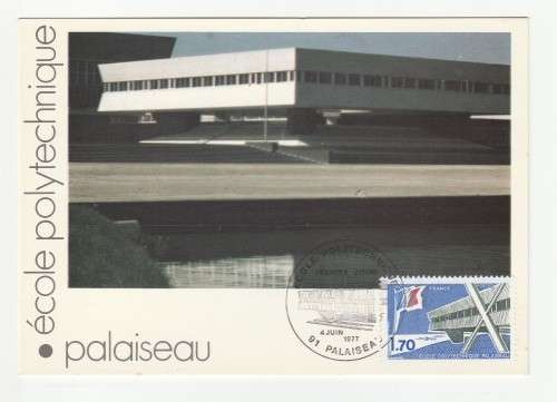 1977 France 04/06/77 Ecole Polytechnique Palaiseau Maxicard