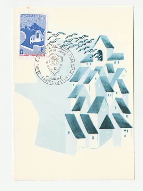 1977 France 18/06/77 Jeune Chambre Economique Francaise Maxicard