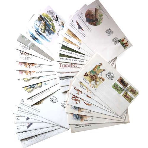 Transkei Lot 34 FDC`s Dated between 1982 - 1989 *Contains duplicates