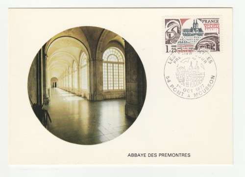 1977 France 01/10/77 ABBAYE Des Premontres Maxicard