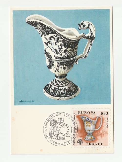 1976 France 08/05/76 Conseil de l`Europe Maxicard
