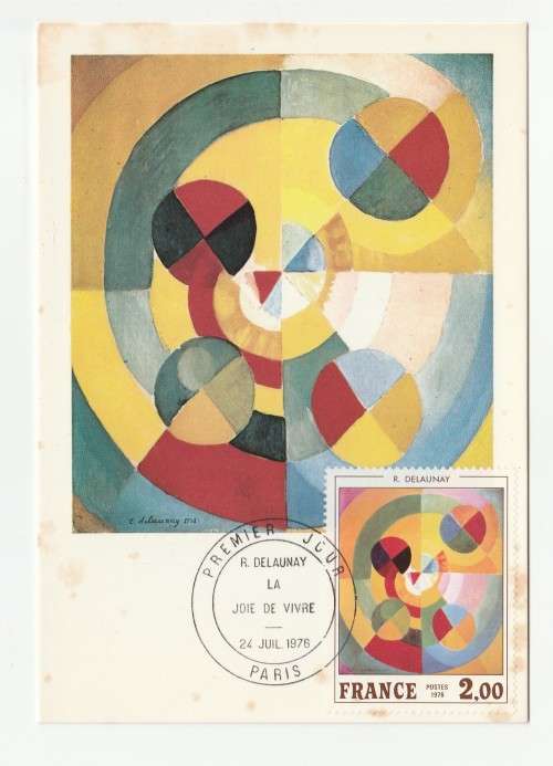 1976 France 24/07/76 Delaunay (1885-1941) Maxicard
