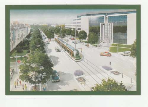 1994 France 26/11/94 Le Tramway De Strasbourg Carte Postale