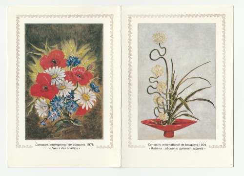 1975 France 12/11/75 Monaco Concours International De Bouquets FDC