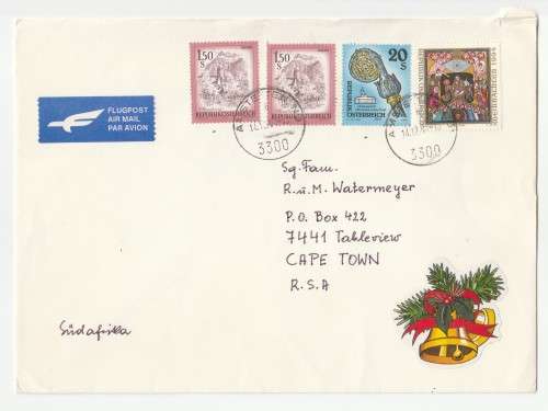 1994 Austria/Republik Osterreich Envelope *Amstetten