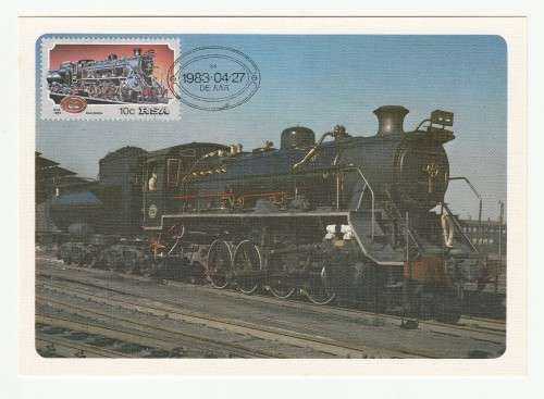1983 RSA Postcard Steam Locomotives Set
