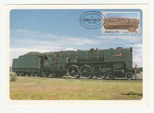 1983 RSA Postcard Steam Locomotives Set