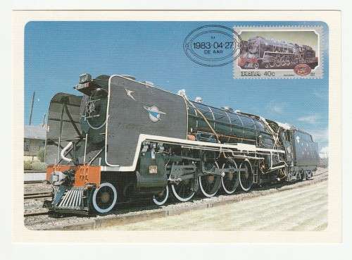 1983 RSA Postcard Steam Locomotives Set