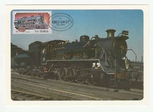 1983 RSA Postcard Steam Locomotives Set