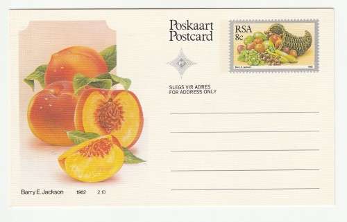 1982 RSA Fruit Postcard Set 1-10