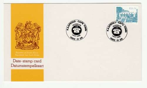 1982 RSA Life Line National Conference Date-stamp Card 56