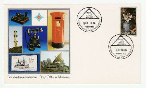 1980 RSA Post Office Museum Pretoria Date-stamp Card