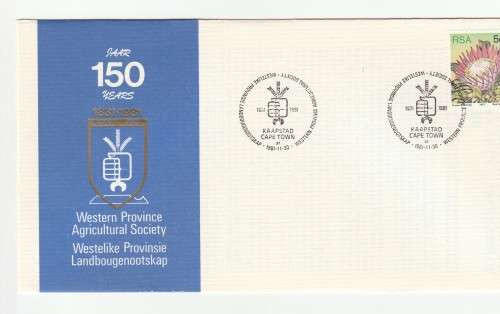1981 RSA Western Province Agricultural Society Commemorative Cover