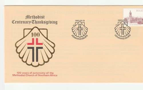 1983 RSA Methodist Centenary Thanksgiving Commemorative Cover and Date-stamp Card Set