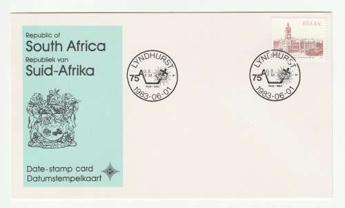 1983 RSA The Apostolic Faith Mission of SA 75 Jubilee Commemorative Cover and Date-stamp Card Set
