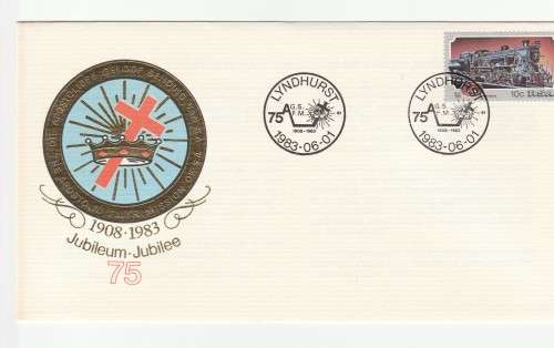 1983 RSA The Apostolic Faith Mission of SA 75 Jubilee Commemorative Cover and Date-stamp Card Set