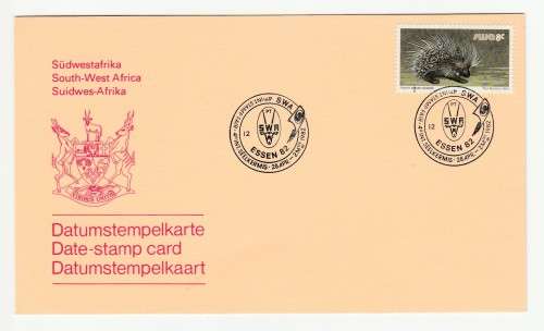 1982 South-West Africa ESSEN 82 Date-stamp Card