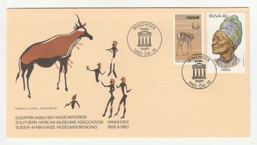 1983 South-West Africa Namibia Wildlife Trust Commemorative Cover and Date-stamp Set