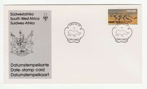1983 South-West Africa Namibia Wildlife Trust Date-stamp 19