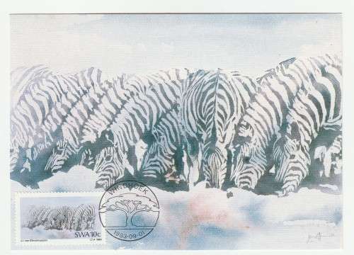 1983 South-West Africa Painters Postcard #1 - 4 Set