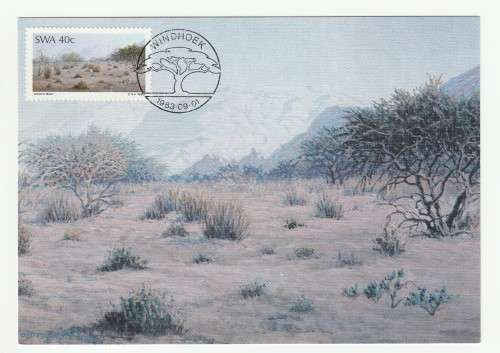 1983 South-West Africa Painters Postcard #1 - 4 Set