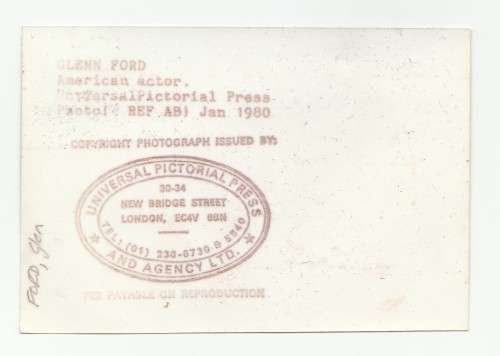 Universal Pictorial Press Photograph Newspaper Archive - Glen Ford - Jan 1980