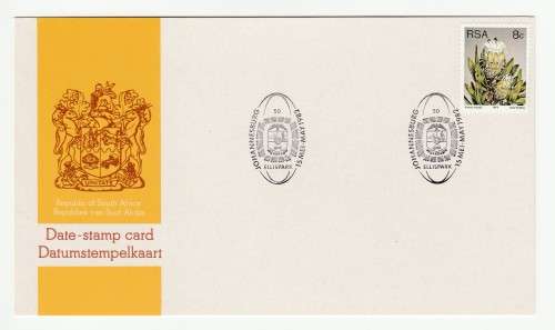 1982 RSA Inauguration of Ellispark Stadium Commemorative Cover and Date-stamp Card 50 Set