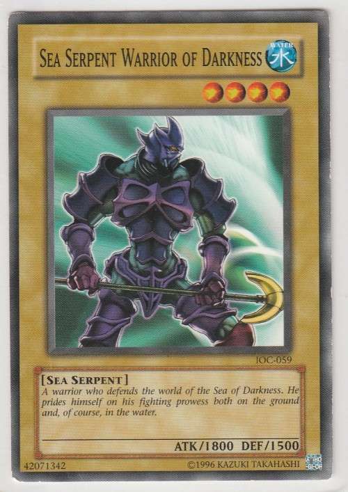 Yu-Gi-Oh! - Sea Serpent Warrior of Darkness - Invasion of Chaos (IOC-059) - Common