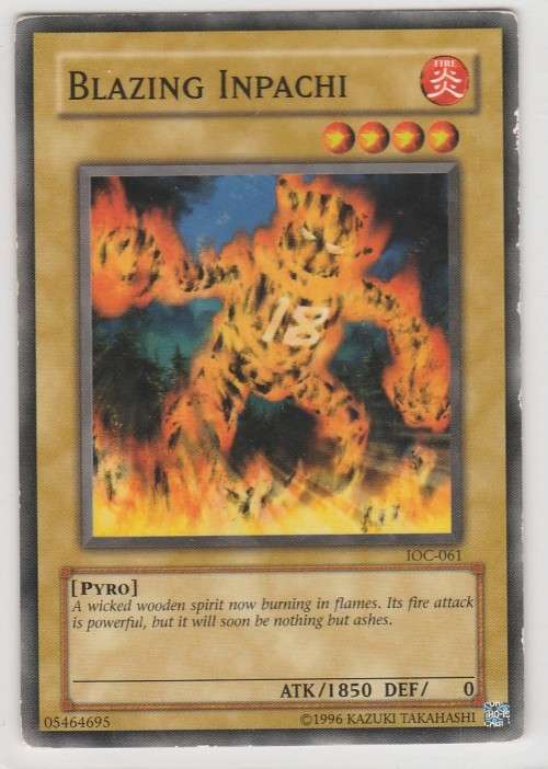 Yu-Gi-Oh! - Blazing Inpachi - Invasion of Chaos (IOC-061) - Common