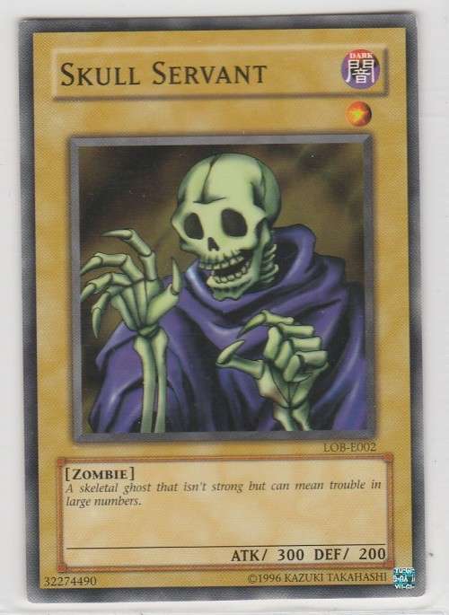 Yu-Gi-Oh! - Skull Servant - Legend of Blue Eyes White Dragon (LOB-E002) - Common