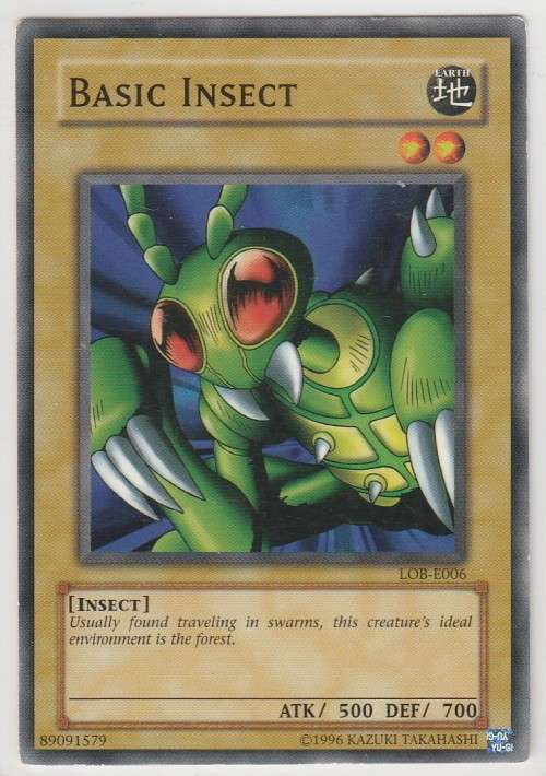 Yu-Gi-Oh! - Basic Insect - Legend of Blue Eyes White Dragon (LOB-E006) - Common