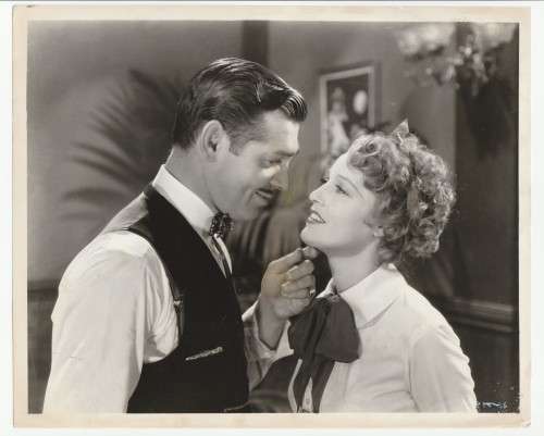 Vintage Press Photograph Newspaper Archive - Clark Gable and Jeanette MacDonald - 10.4.1974