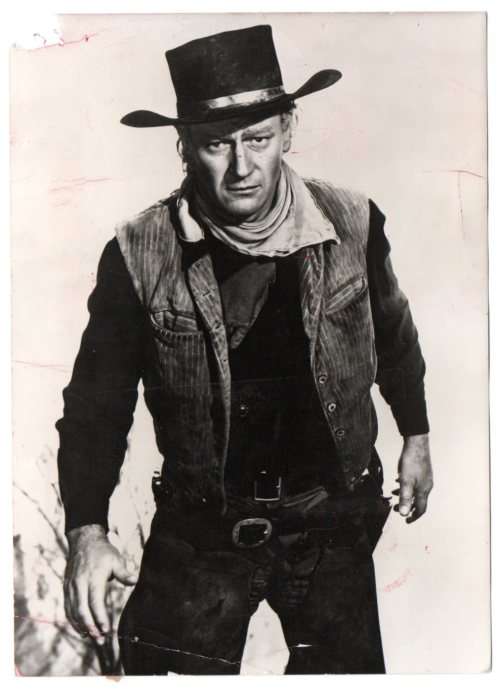 Vintage Press Photograph Newspaper Archive - John Wayne - 5 Aug 1974