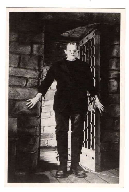 Boris Karloff - Frankestein Postcard