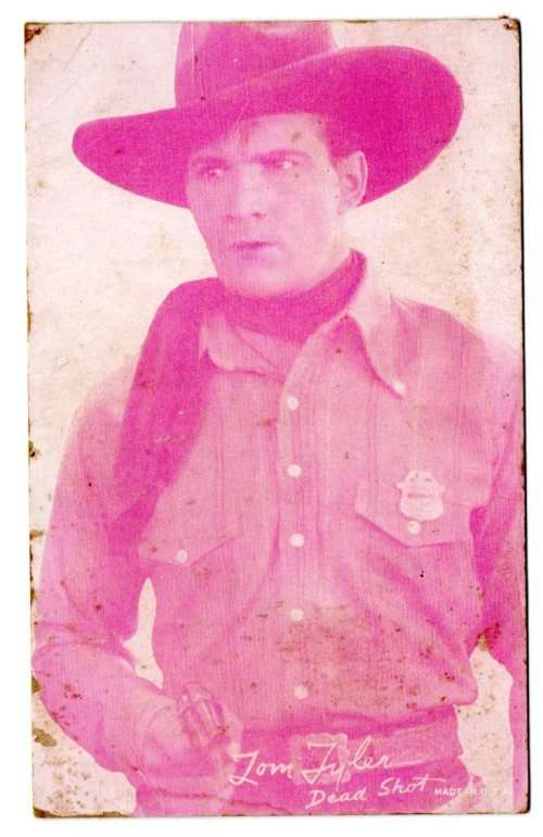 Vintage Promotional Exhibit Arcade Card Tom Tyler - Dead Shot