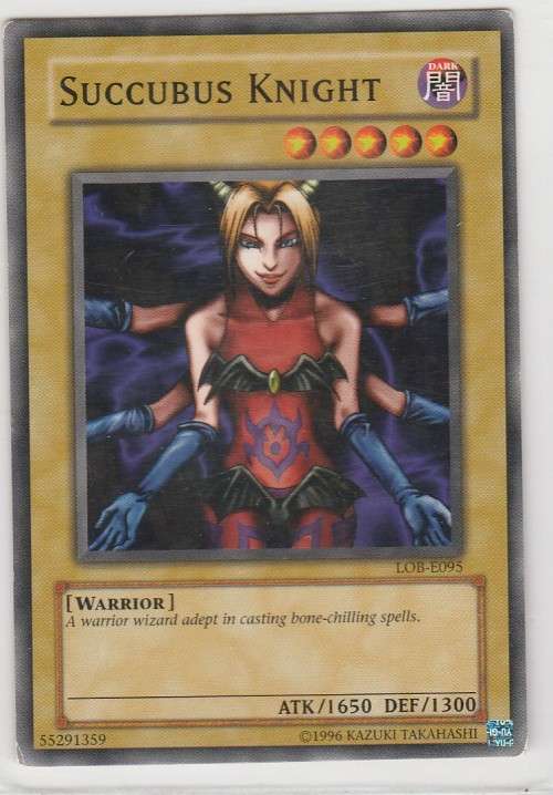 Yu-Gi-Oh! - Succubus Knight - Legend of Blue Eyes White Dragon (LOB-E095) - Common