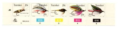 Transkei  1983/03/02 Fishing Flies 4th set of the series Control Block