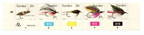 Transkei  1983/03/02 Fishing Flies 4th set of the series Control Block
