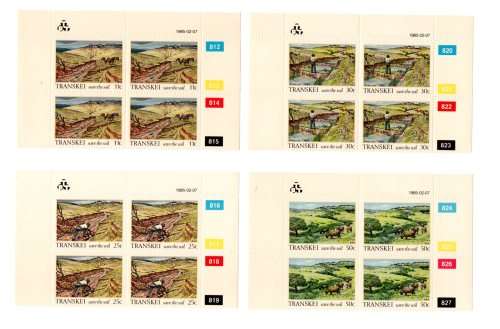 Transkei 1985/02/07 Soil Conservation Control Block Set