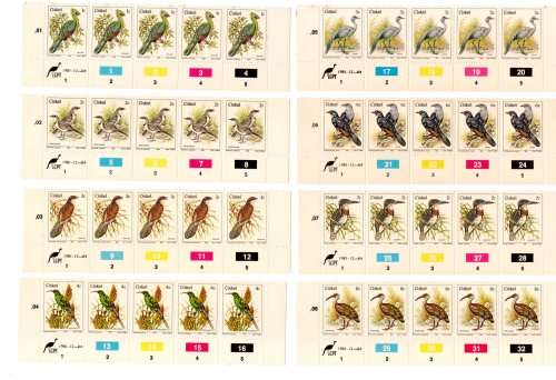 Ciskei 1981/12/04 First Definitive Series Control Block Set
