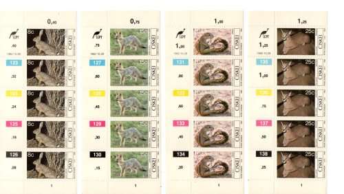 Ciskei 1982/10/29 Small Mammals Control Block Set