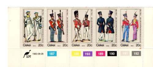 Ciskei 1983/09/28 Military Uniforms Control Block