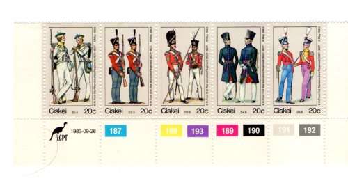 Ciskei 1983/09/28 Military Uniforms Control Block