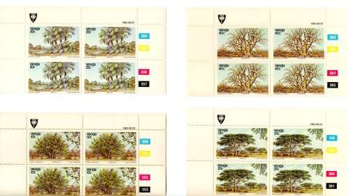 Venda 1983/08/03 Indigenous Tress 2nd Set of the Series Control Block Set