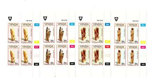 Venda 1978/04/09 Wood Sculpture Control Block Set