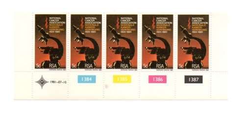 RSA 1981/07/10 The National Cancer Association Of South Africa Control Block Set