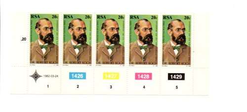 RSA 1982/03/24 The Battle against Tuberculosis Control Block Set